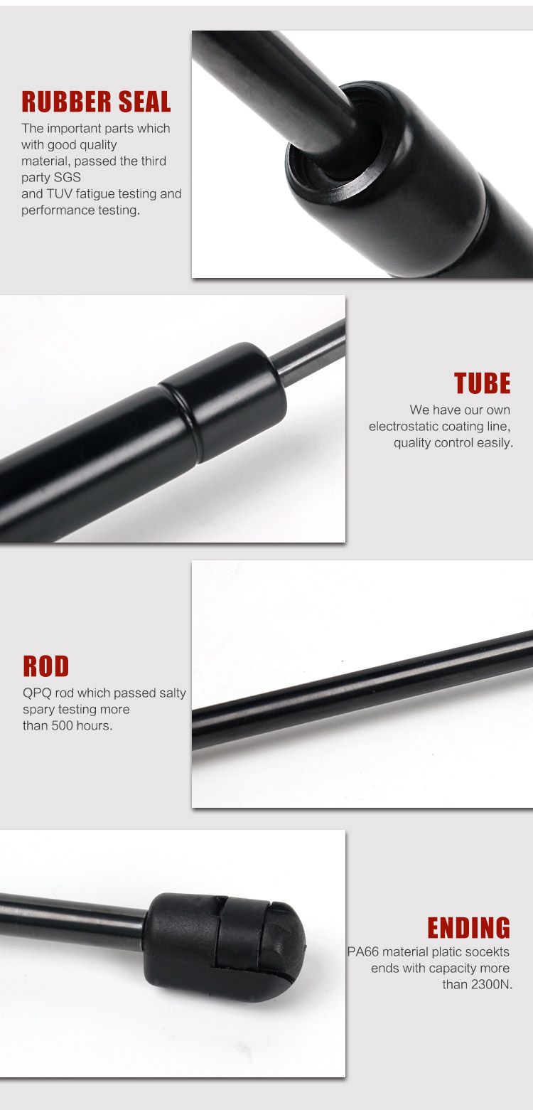 381mm Length Gas Spring with Nylon Ball USA Market Popular