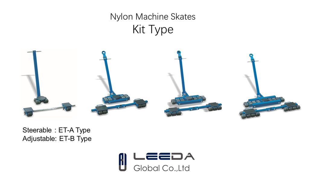 6000kg Rotating Roller Machine Moving Skates Crp-6
