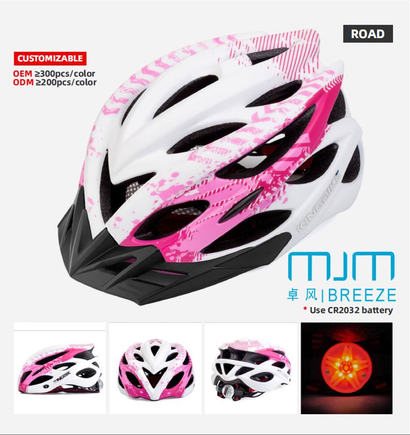 Tjbk-675 Lightweight Earthquake-Resistant Sunblock with Rear Taillight Warning Riding Helmet