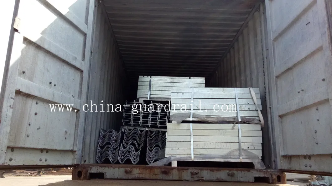 Chinese Factory Metaliniai Atitvarai Traffic Safety Highway Guardrail