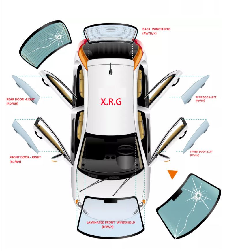 Auto Glass for Toyota Camry Vista 4D Sedan Front Windscreen