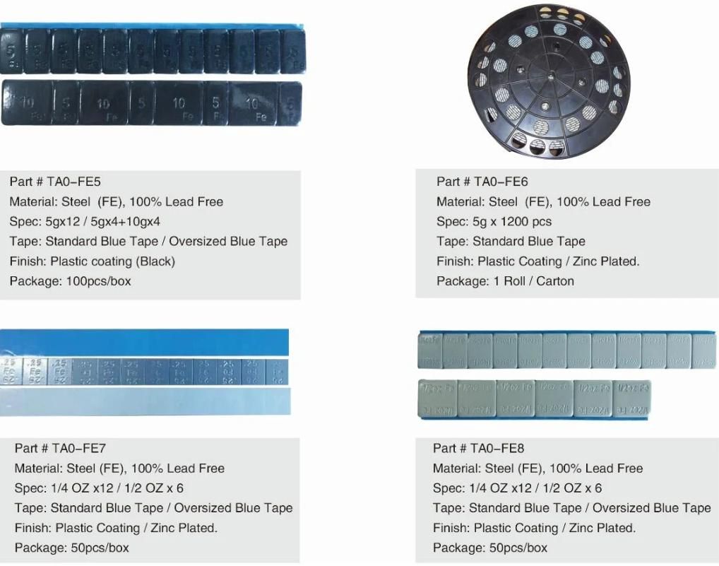 Wheel Weights Fe Sticker Adhesive Wheel Tire Balancing Weights