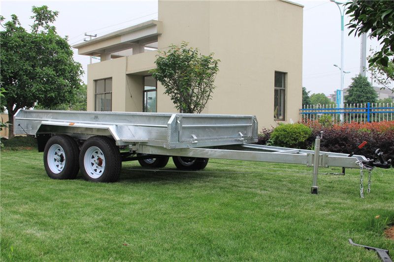Australia Trailer 10X5 Hot Dipped Galvanized Tandem Box Trailers with Cage