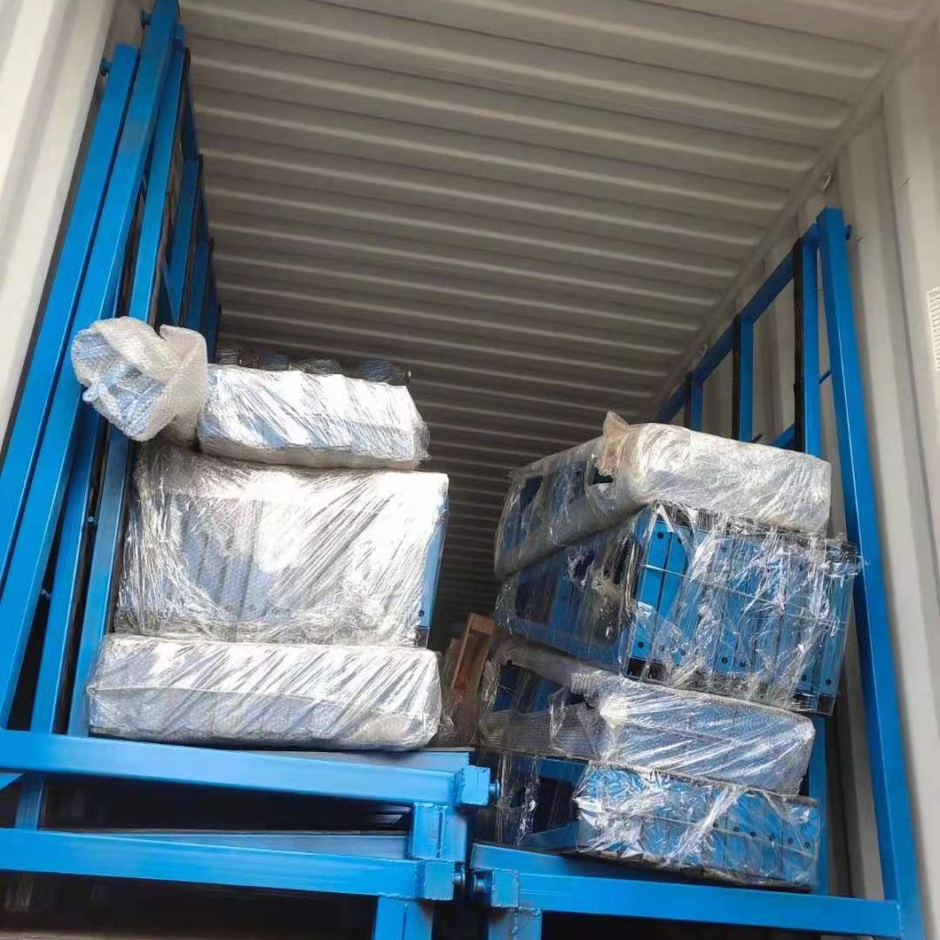 Colorful L Rack with Right Degrees for Glass Transportation and Glass Storage