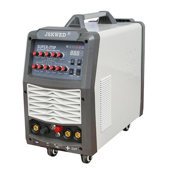 CE Approved Super315p Portable Inverter Pulse TIG Welding Machine with TIG Acdc/MMA/Plasma Cutting 3 in 1 Functions