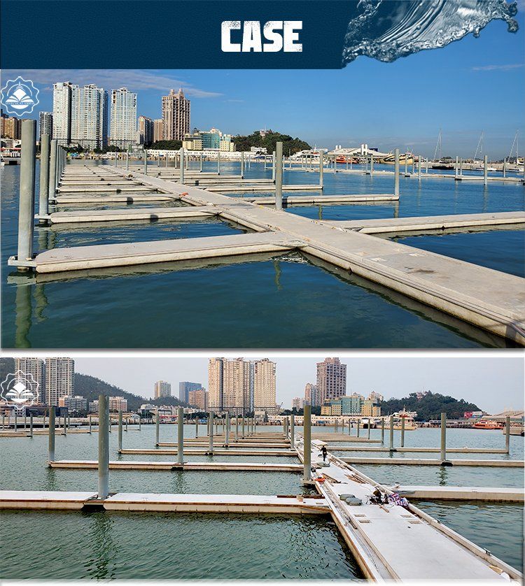 Boats Parking Dock HDPE Dock Floating Pontoon Platform Dock