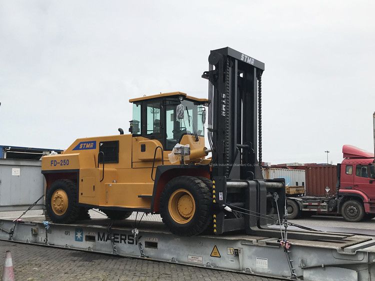 Factory Price Heavy Fork Lift Fd250 25t Forklift Logistic Equipment