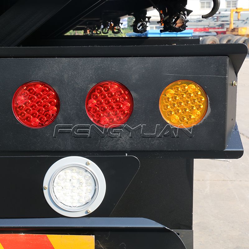 China Fengyuan Manufacture Tri Axles 3 Axle Semi Truck Trailer for Transport Fleet