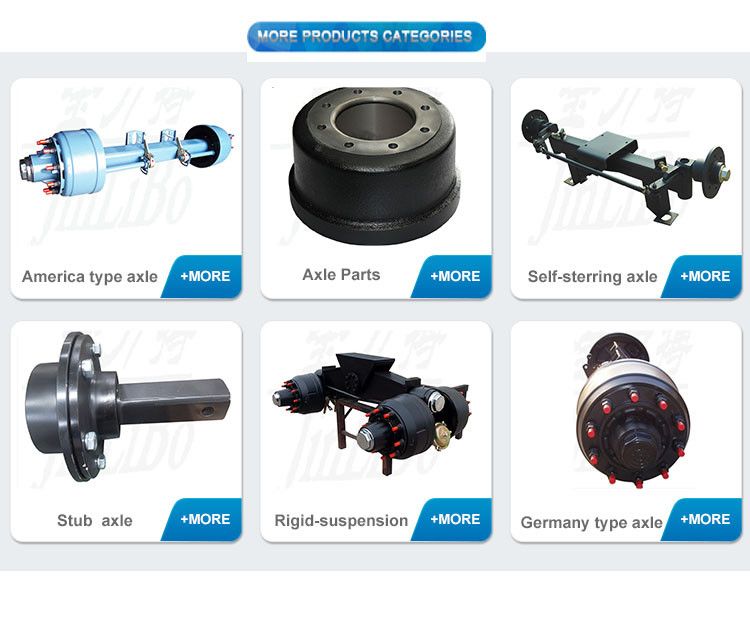 Germany Type 12t 14t 16t Trailer Axle Sales to Iraq
