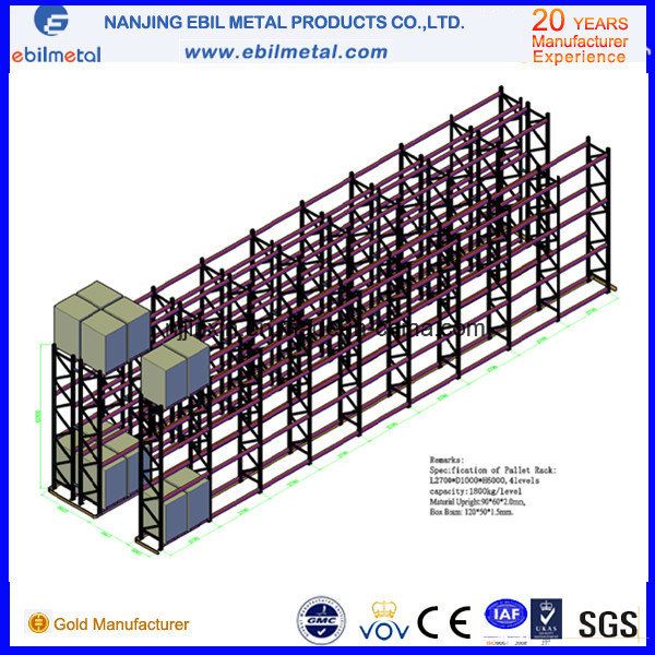 Large Capacity Adjustable Warehouse Heavy Duty Pallet Rack with Good Quality