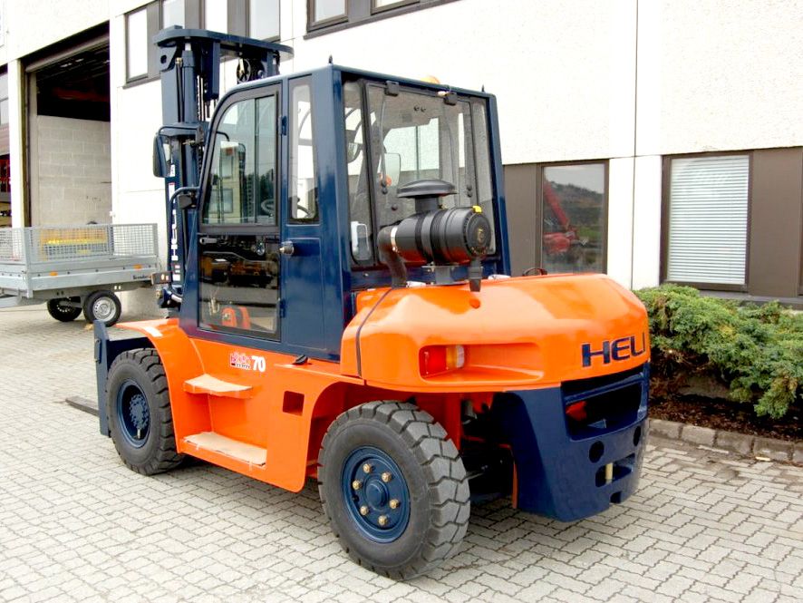 Heli 8 Ton 10 Ton Diesel Forklift Cpcd85 Cpcd100 Forklifts