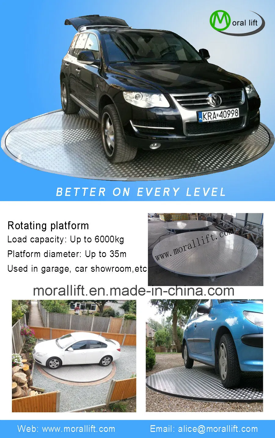 Rotating Vehicle Platform Parking Car Disc (SJC3-5)