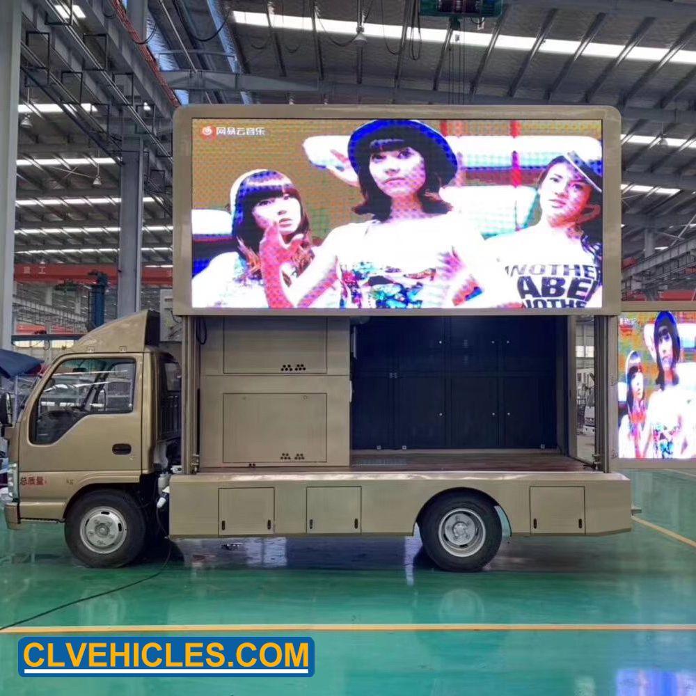 Foton P5 P6 Full Color Screen LED Mobile Advertising Truck