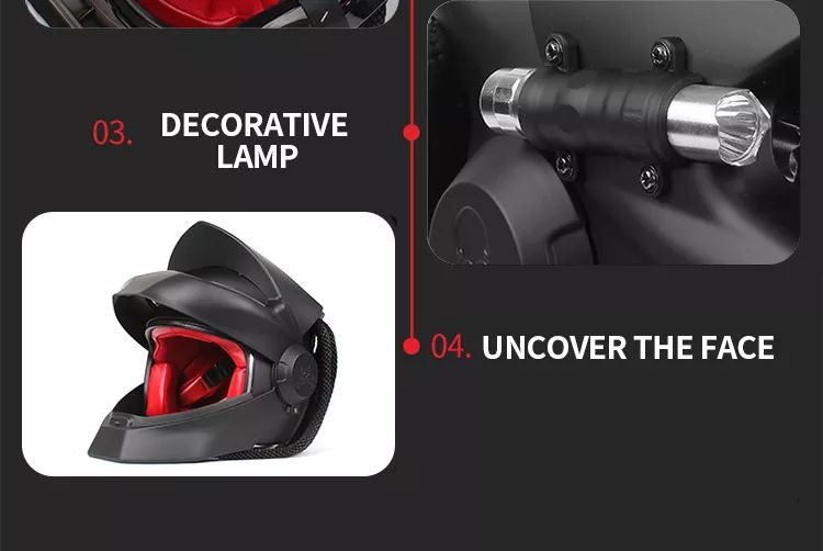 Bsddp Popular Motorcycle Personality Stripped Helmets Predator Cool Classic Helmet Full Face