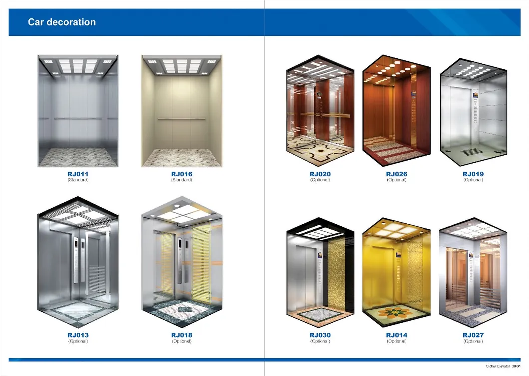 Sicher Elevator CE Approved Passenger Lift