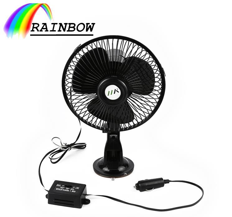 Cheap Electric Parts 4/6/8 Inch 12/24V 25W Plastic and Metal Universal 360 Degrees-Round Summer Car Vehicle Cooling Fan