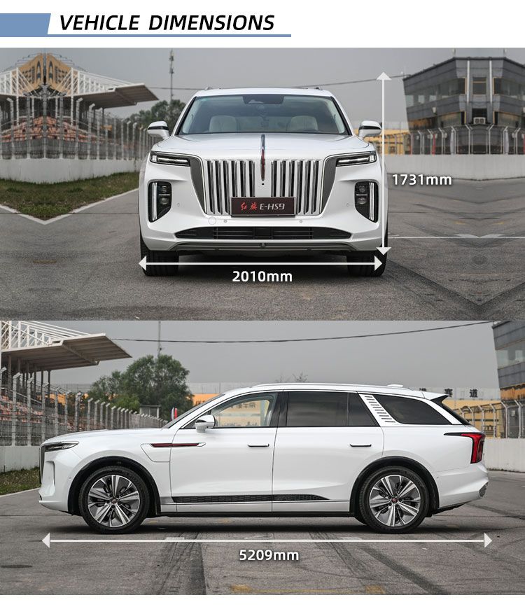 Hongqi H9 Hong Qi E-HS9 2021 2022 2023 Seven Seats in Stock New Energy Electric Vehicle Hongqi E-HS9 Flagship Enjoyment Version