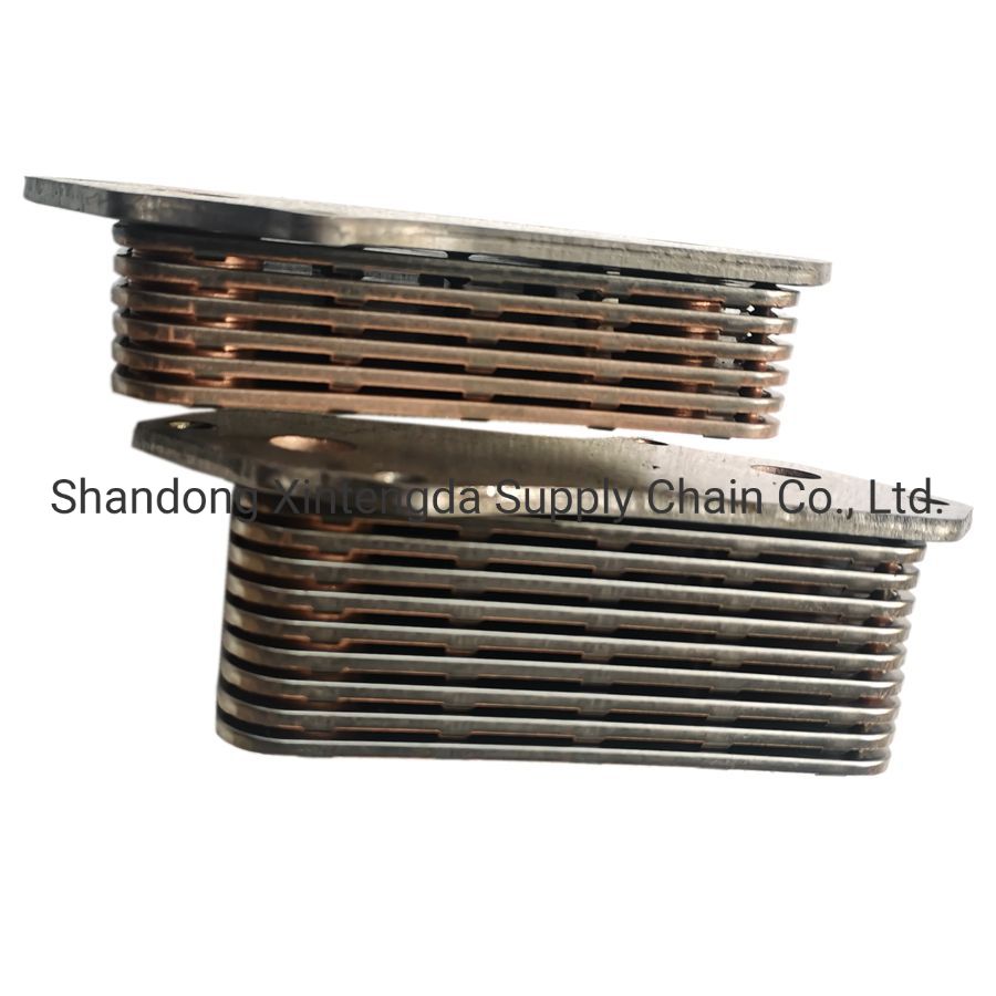 OEM 04461 320-04461/8plate Excavator Loader Cooling Parts Oil Cooler Used for Jcb 3cx 4cx 5cx