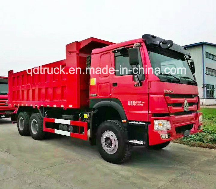Used 336HP HOWO 10 Wheels Dump Truck Tipper 6X4 with Good Condition for Africa