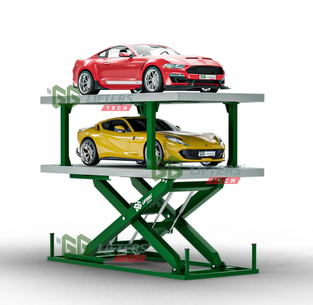 3t-10t 3m Heavy Duty Underground Scissor Car Lift Parking System