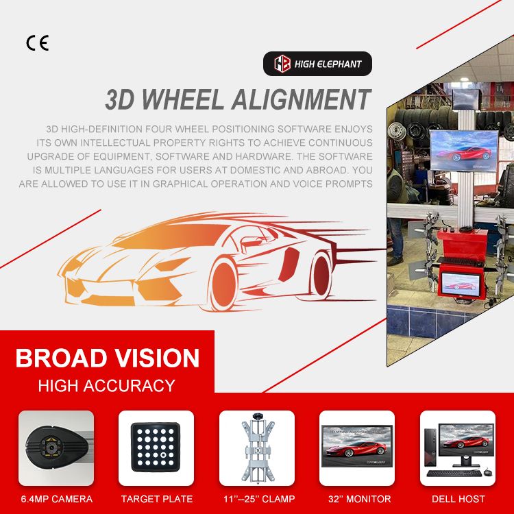 3D Wheel Alignment Wheel Aligner Hot Sell Car Equipment Machine for Cheap Price