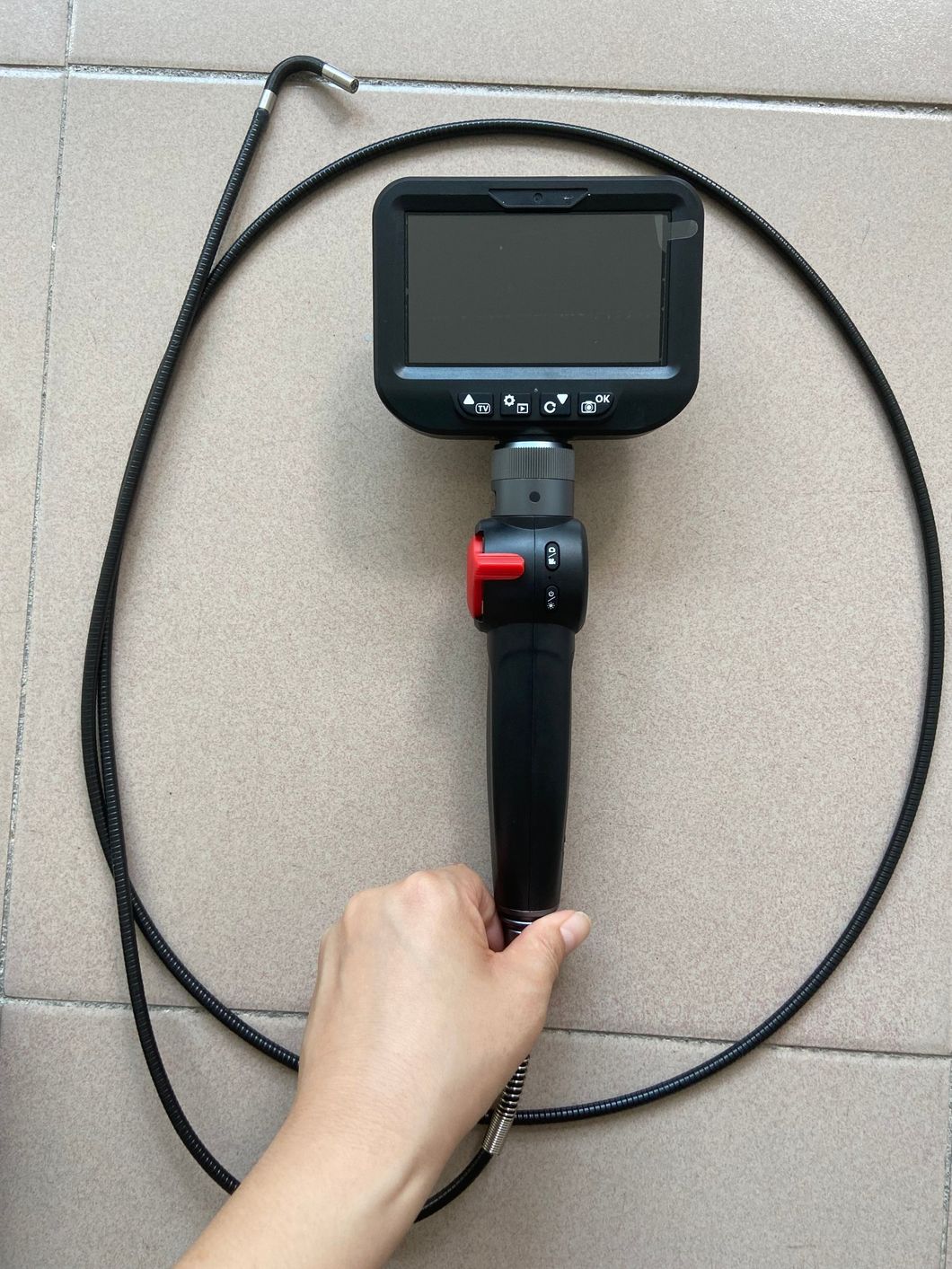Portable Snake Endoscope Video Inspection Videoscope for Car Engine/Air-Conditioning Repair