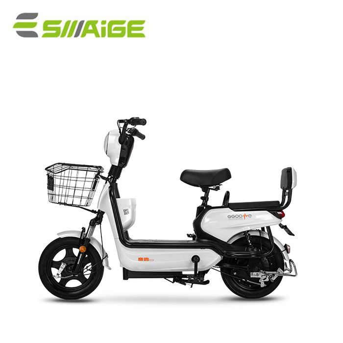 Portable Electric Bike with Pedal Two Wheel City Bike 48V 12ah Battery Electric Motorcycles