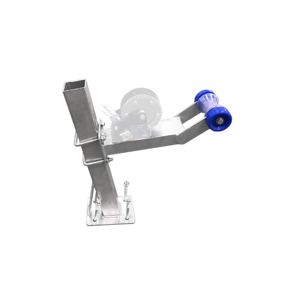 Winch Bracket Post Boat Trailer Bow Roller for 100X80 mm or 120X80mm Square Tube Pipe U Bolt Parts Accessories