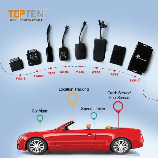 Waterproof Motorcycle GPS Tracking Device Car Alarm GPS Tracker Cut off Engine (Mt05-DI)