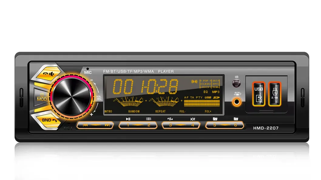 Dashboard Car Radio Player with TF USB MP3 Bluetooth