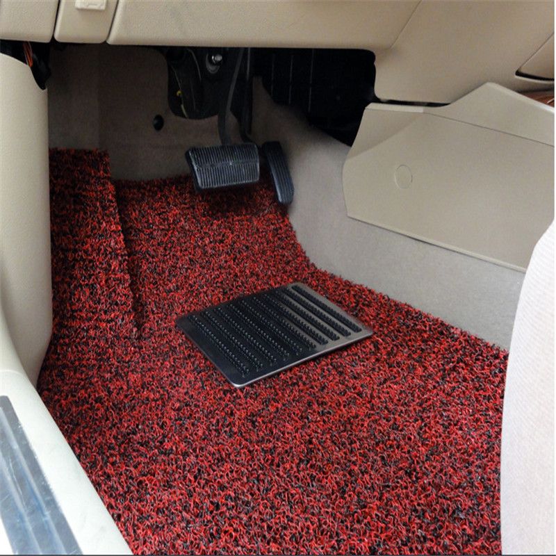 Double Color Design Spike Backing PVC Car Mat/PVC Coil Car Mat with Spike/Nail Backing