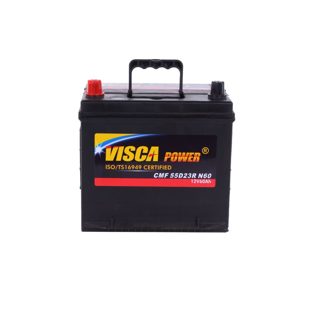 Jeje Factory Good Quality&Price Visca Power Cmf 55D23r N60 12V 60ah Car Battery