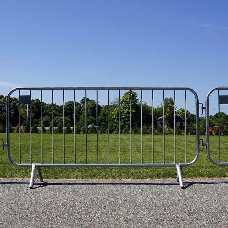 Galvanized Gabion Wall/Galvanized Steel Road Barrier Fence /Metal Barricade Fence/Crowd Control Barrier Fence /Steel Fencing