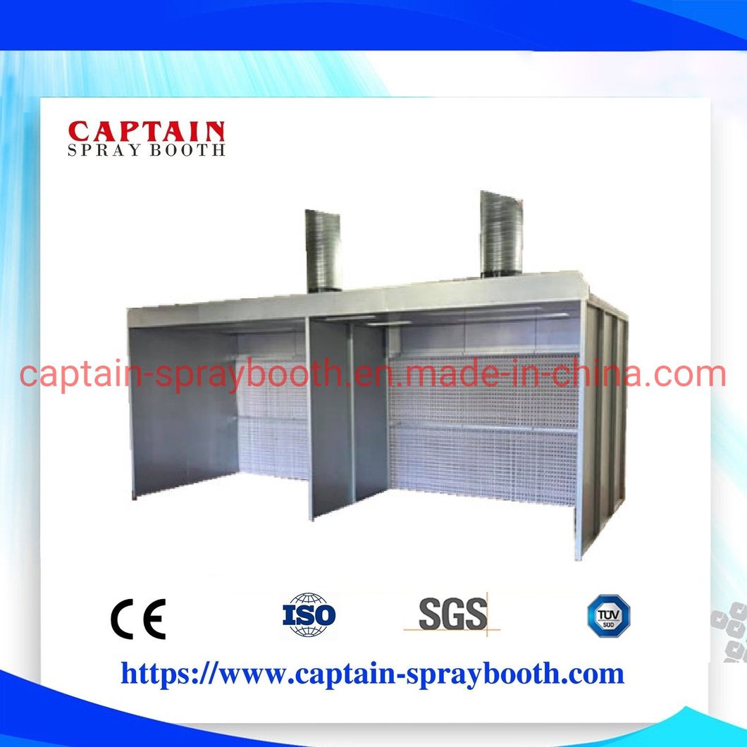 Open Face Dry Spray Paint Booth / Paint Cabinet for Sale