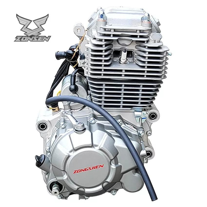 OEM Factory Price Zongshen CB250-F Motorcycle Engine Assembly, Fuel Starter 250cc with Balancing Shaft Type for off-Road Moto Tricycle Cargo