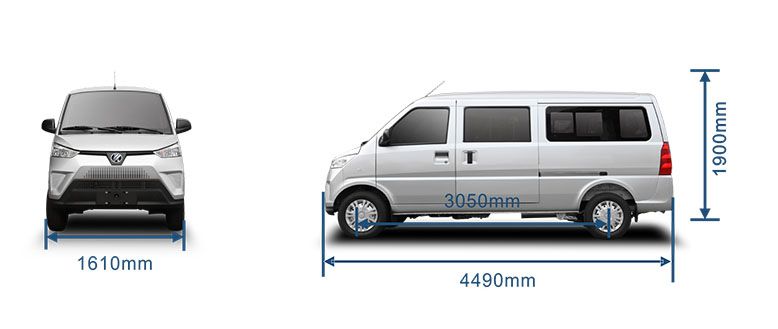 KINGSTAR Electric Minivan for logistic EW5 2 seats