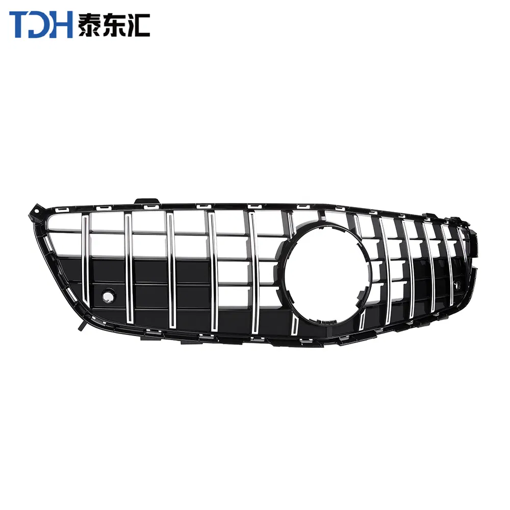 Black Custom Car Grill Car Grill Mesh for Mercedes Benz Front Bumper