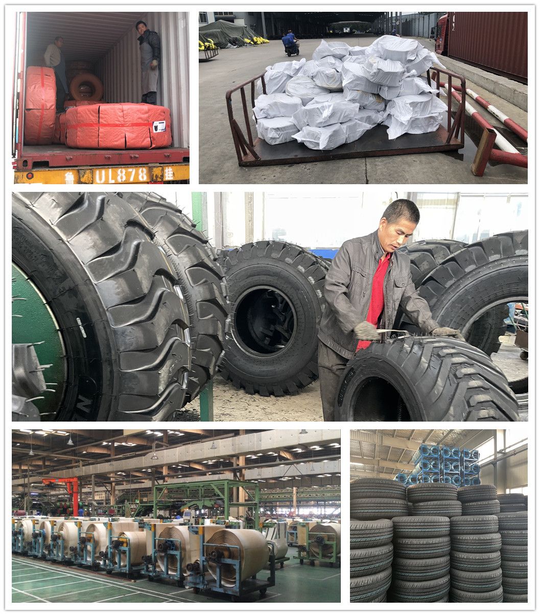 Hanmxi Industrial Tire Otb Mixed Pattern Concrete, Asphalt, Demolition Areas, Quarries, Glass Plants, and Scrap Yards 12pr 14pr Ind 10-16.5 12-16.5 Skid Steer