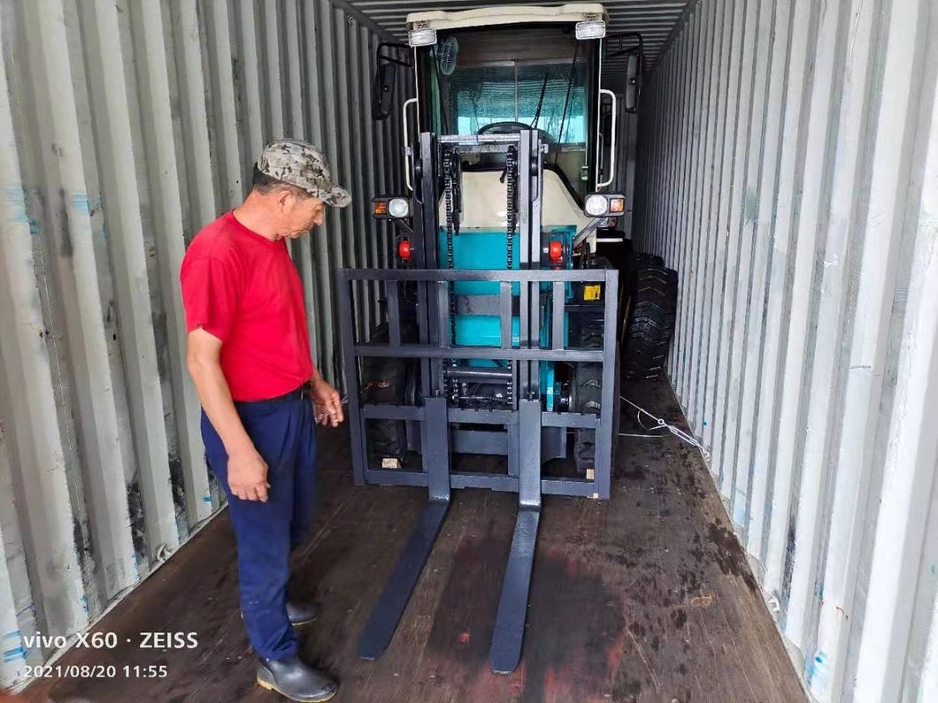 Four Wheel Drive All Terrain Famous Forklift in Brazil