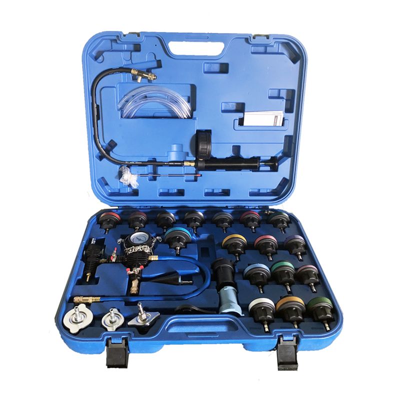 28PCS Radiator Pressure Tester Water Tank Leak Detector Tools