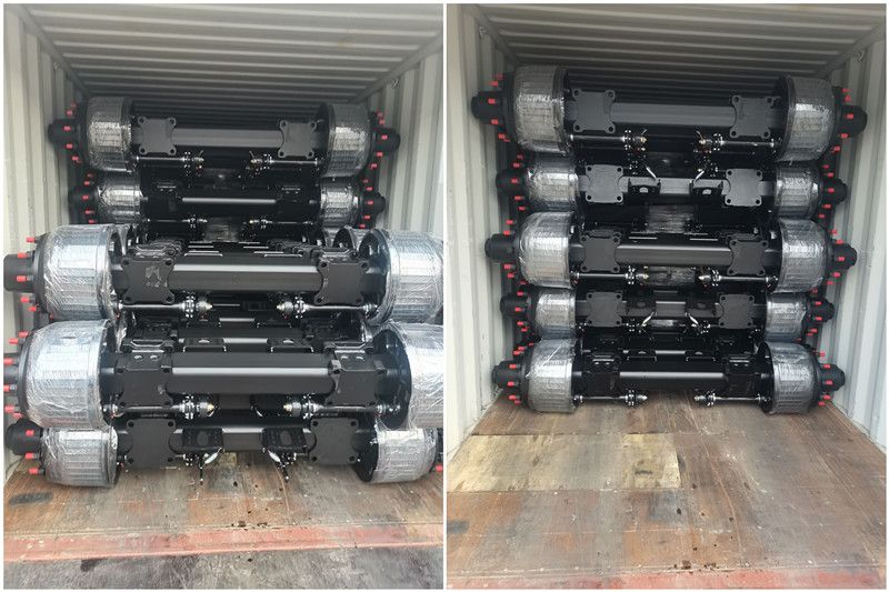 Germany Type Axle Two or Three Axle Mechanical Suspension Best Selling in China