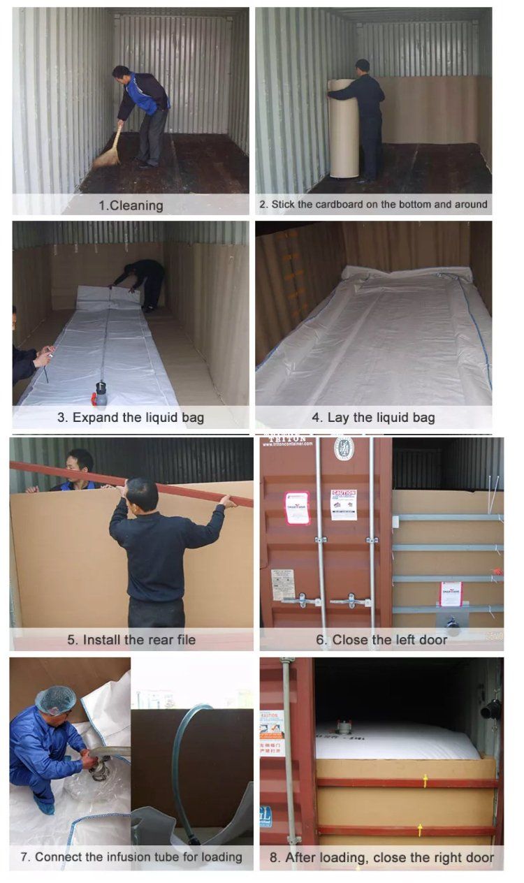 Flexitank Flexi Bag for Vegetable Cooking Oil in Truck Ocean Container