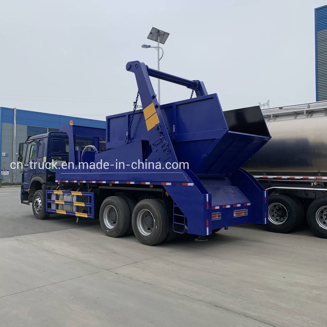 Manufacture New Sino HOWO 15m3 14m3 16m3 13m3 12m3 Skip Loader Waste Refuse Truck