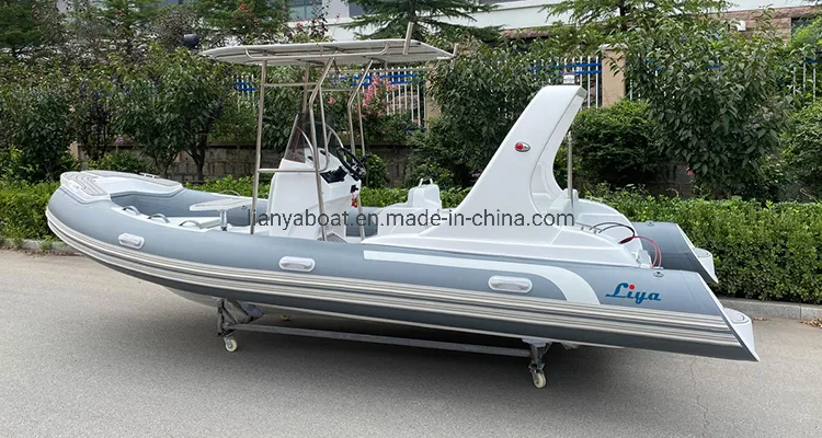 Liya 5.8m Rigid Hypalon Inflatable Boat with Motor