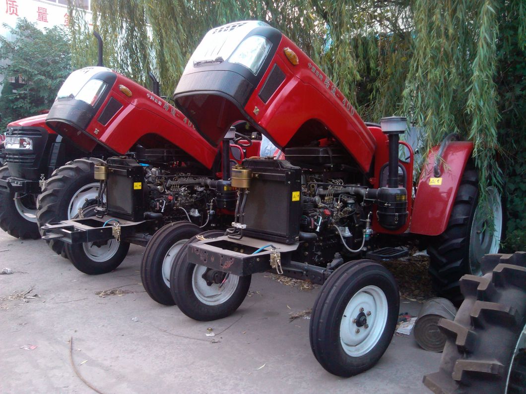 Lutong Lt404e 40 HP 4WD Tractor 8f+8r Gearbox