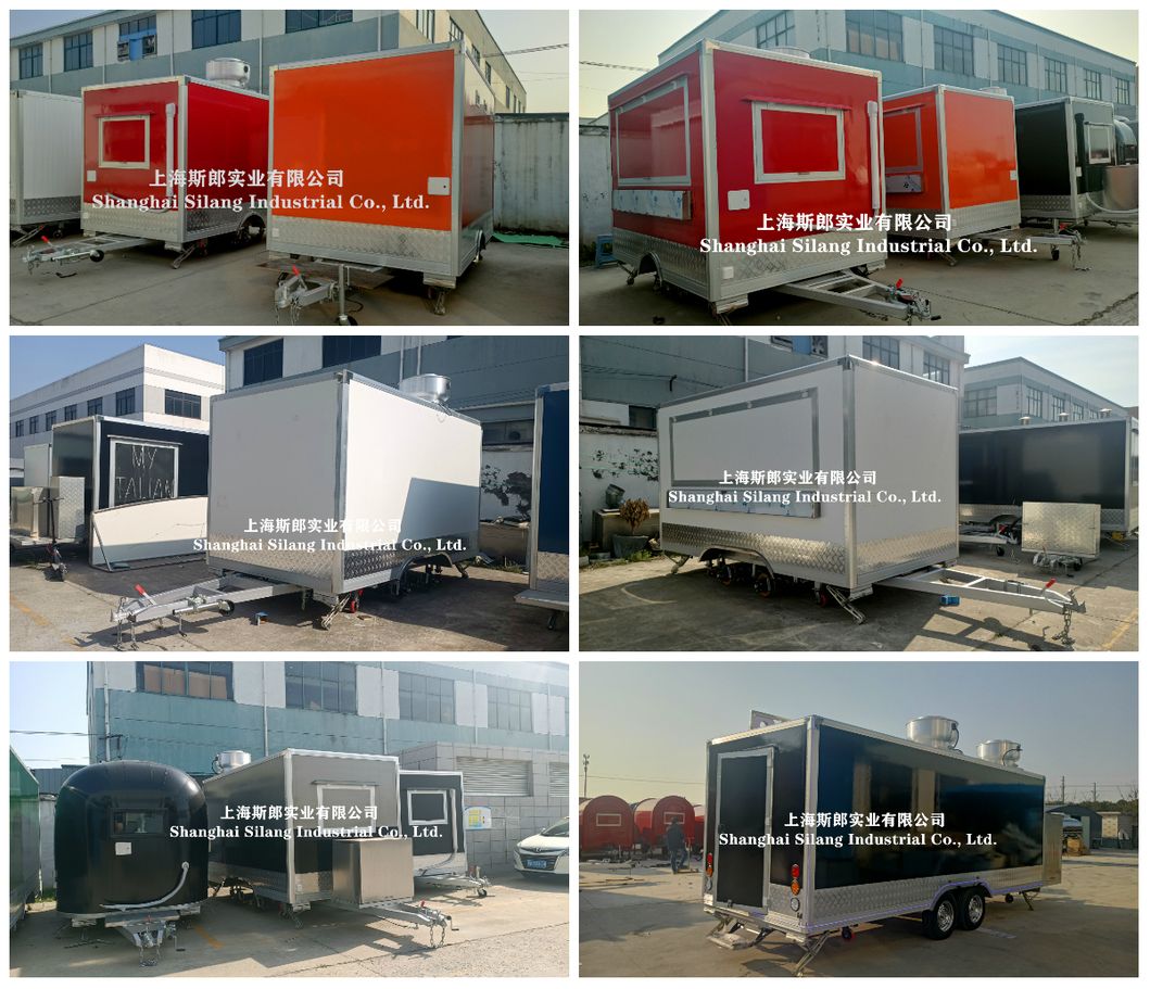 Customized Mobile Us Fast Food Truck for Sale Crepe Hot Dog Waffle Coffee