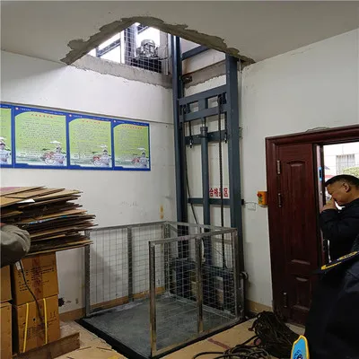 Workshop Electric Pallet Customized Size Goods Lift Cargo Elevator Lift