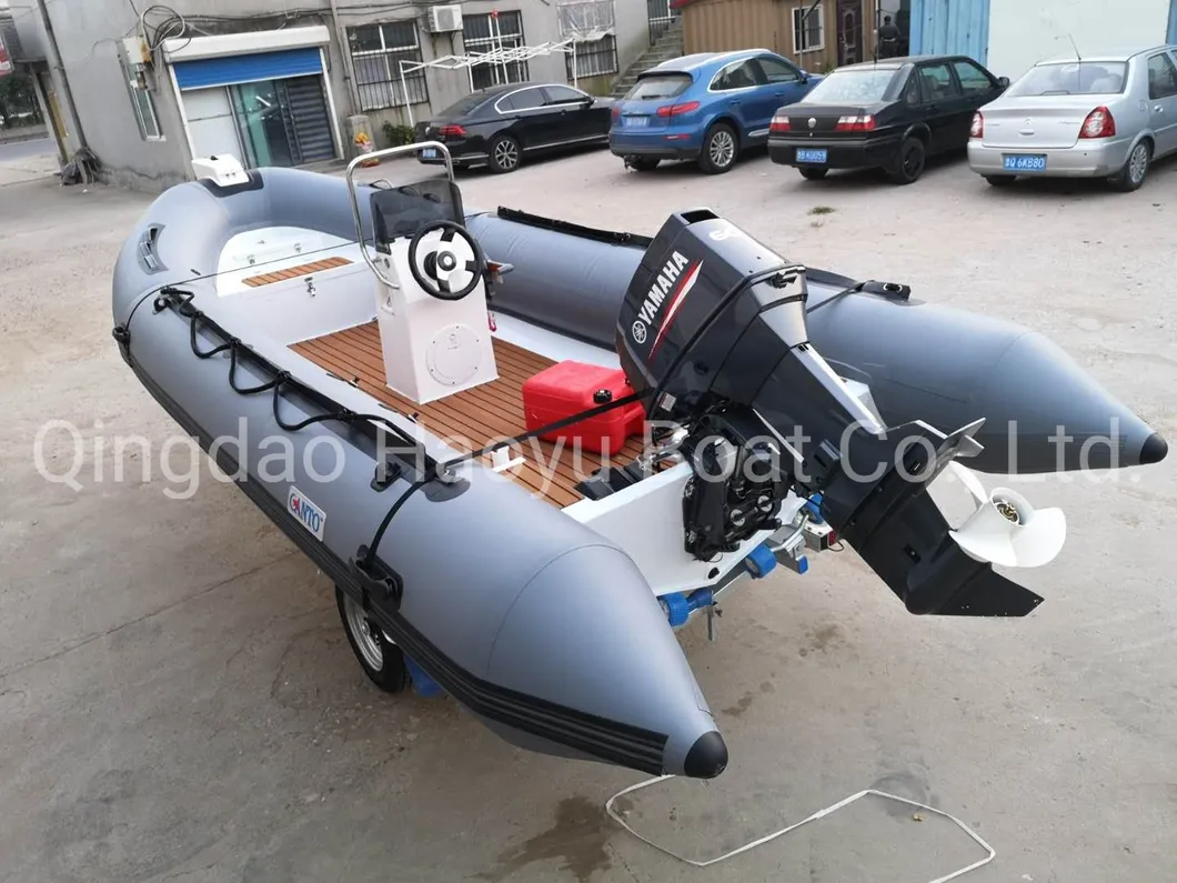 5.2m Rib Boat, Fishing Boat, PVC or Hypalon Sport Boat Rib520A Aluminum Boat Inflatable Boat