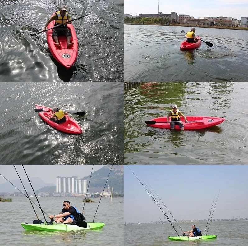 Amy Camo Small Fishing Kayak with Framed Seat