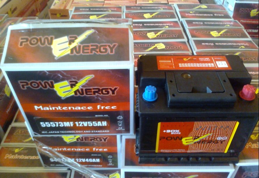 DIN55lmf VRLA Battery Maintenance Free Battery Lead Acid Battery Car Battery Storage Battery Solar Battery Truck Battery Auto Battery